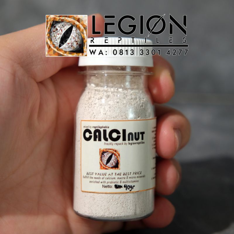 Jual CALCINUT REPACK / KALSIUM DAN MULTIVITAMIN UNTUK GECKO, REPTILE ...