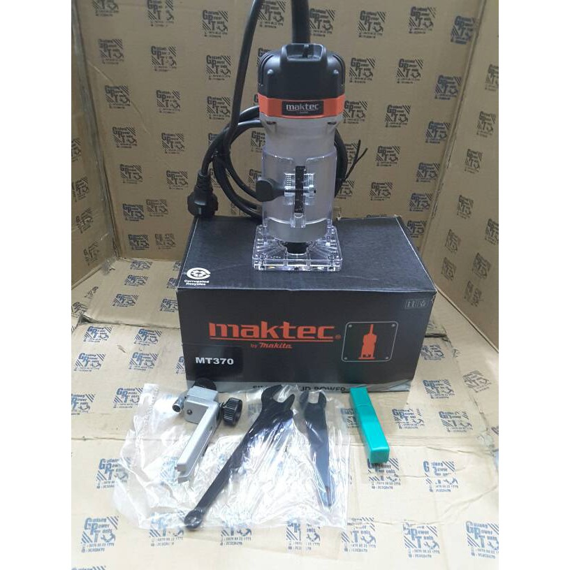 Jual GOYANG HARGA: Mesin Profil Router Trimmer Kayu 6mm Maktec MT 370 ...