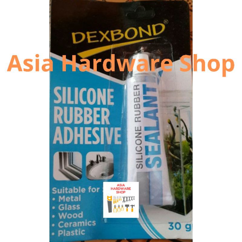 Jual DEXBOND Lem Silicone Sealant 30 gram Lem Aquarium Kaca Sealant Lem ...