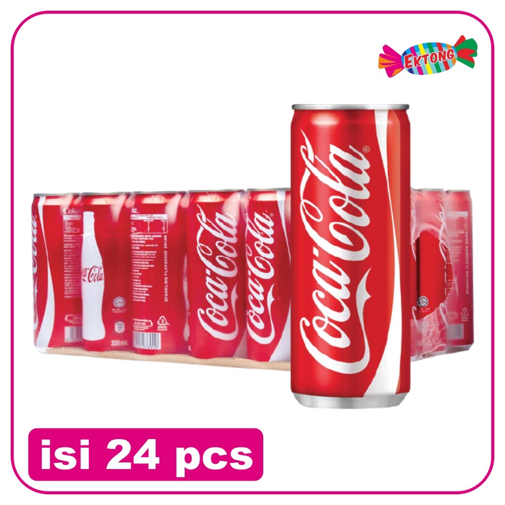 Jual Coca Cola Kaleng 250ml Slim Karton Isi 24pcs Shopee Indonesia 5141