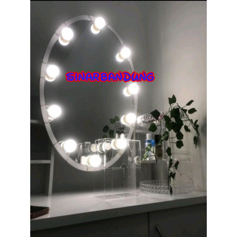 Jual Lampu Led Meja Rias Make Up Lampu Kaca Rias Vanity Mirror Light Shopee Indonesia 