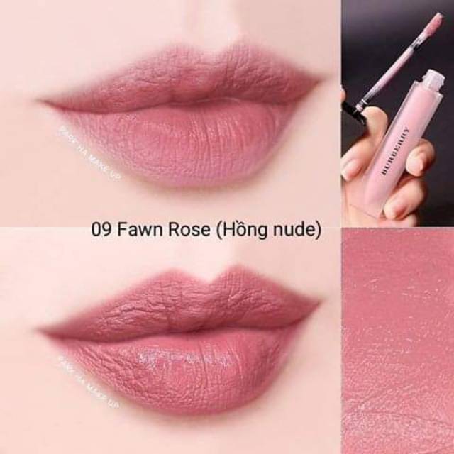Jual Burberry Liquid Lip Velvet 09 Fawn Rose Shopee Indonesia