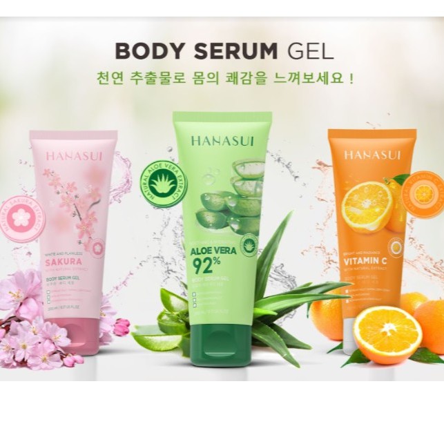 Jual Hanasui Body Serum Gel 200Ml | Shopee Indonesia