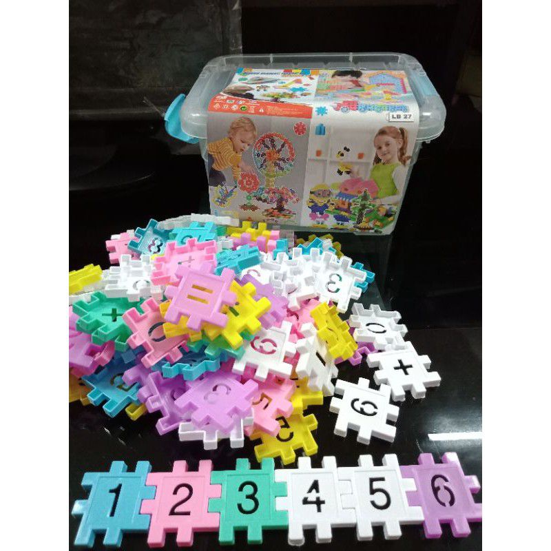 Jual +LB 27 - Mainan Balok / Number Building BLOCKS LB27 | Shopee Indonesia