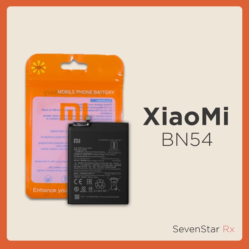 Jual Battery Xiaomi Bn54 Redmi 9 Batre Redmi Note 9 Bn 54 Original Shopee Indonesia 8979