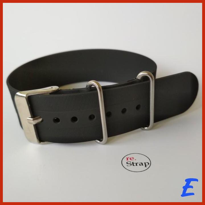 Jual Tali Jam Nato Strap Si 10] Silicon 20 mm Shopee Indonesia