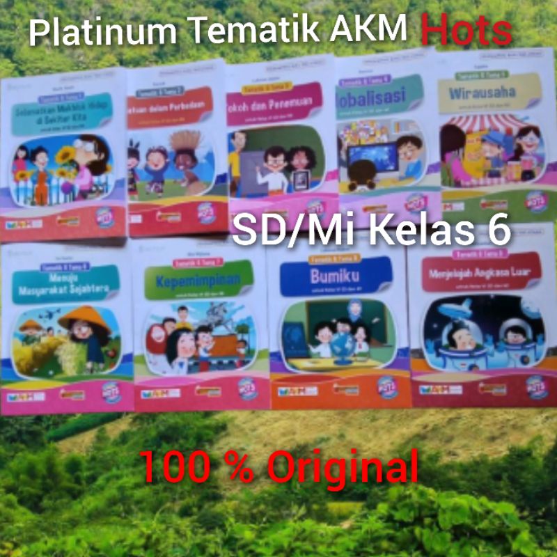 Jual Platinum Tematik AKM Kelas 6 SD/MI Tema 1 2,3,4 5 6,7,8,9 | Shopee ...