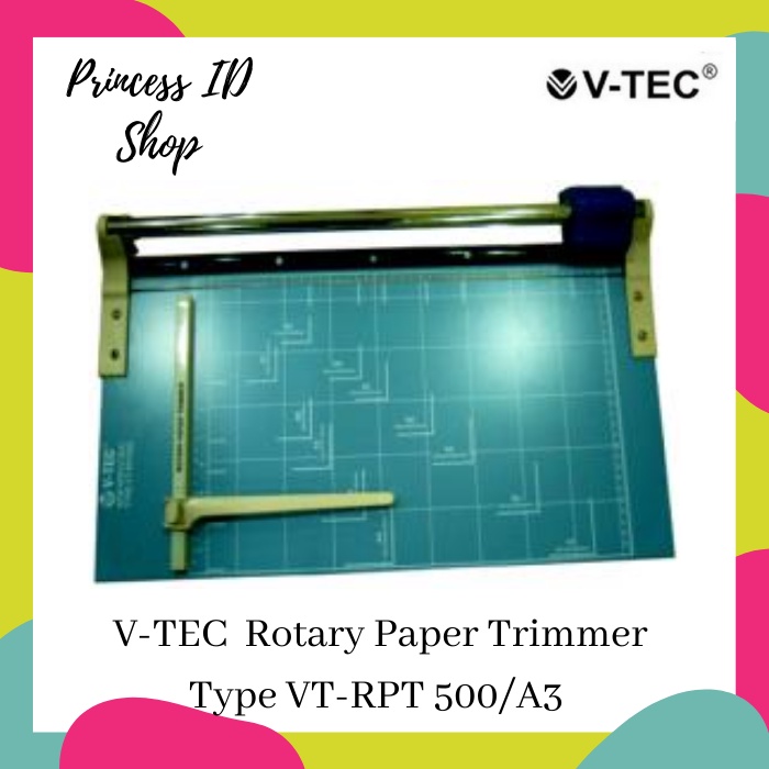 Jual MESIN PEMOTONG KERTAS ROTARY PAPER TRIMMER V-TEC VT-RPT 500/A3 ...