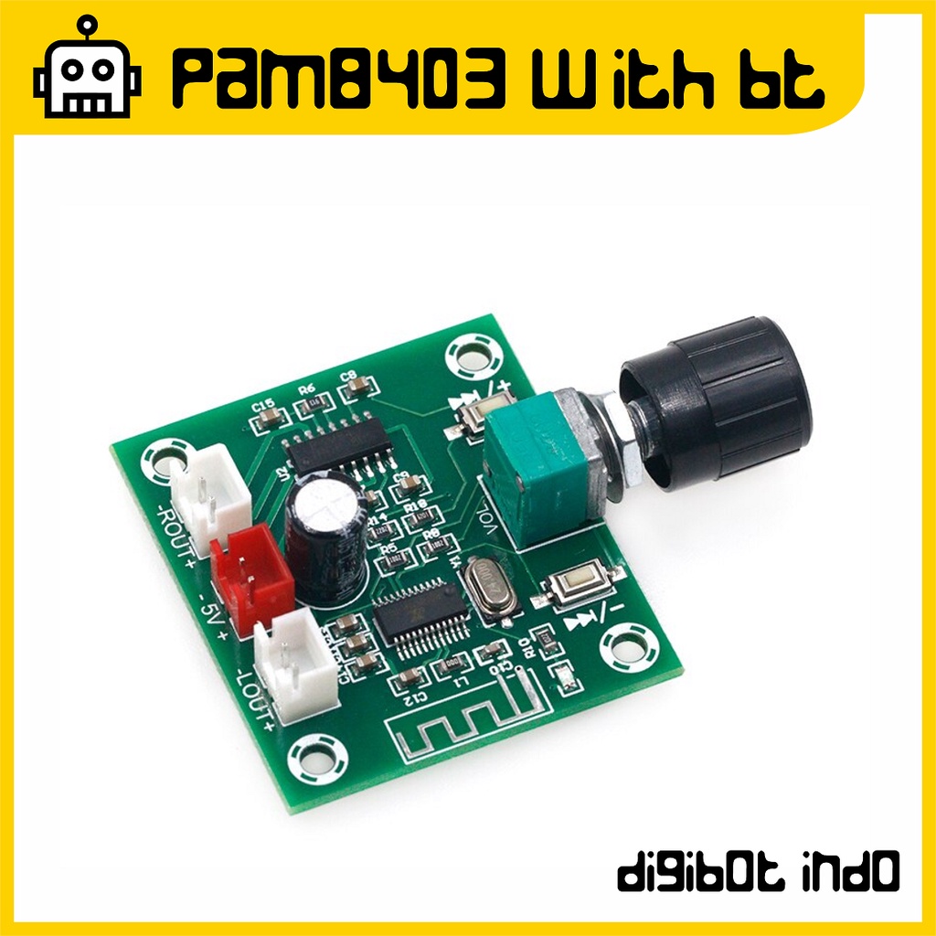 Jual PAM8403 with Bluetooth 5.0 - 2x3W Stereo Amplifier BT PAM XH-A158 ...