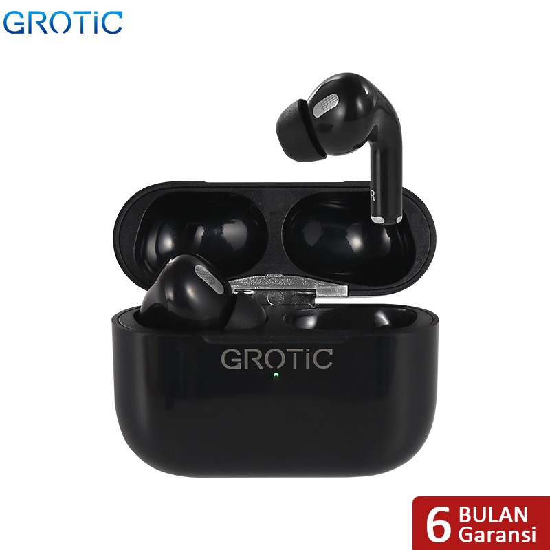 GROTIC Headset Bluetooth Earphone Wireless Earbuds TWS Macaron Bisa GPS PopUp Animation