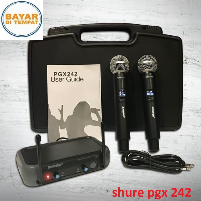 Jual Shure Mic Wireless Shure Pgx Koper Handeld Mic Shopee Indonesia