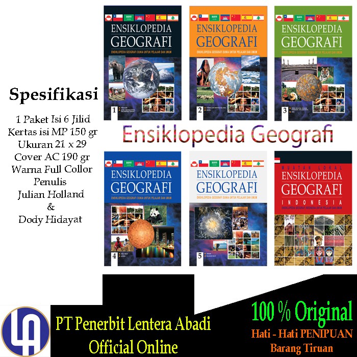 Jual Ensiklopedia Geografi - 1 Paket Isi 6 Jilid | Shopee Indonesia