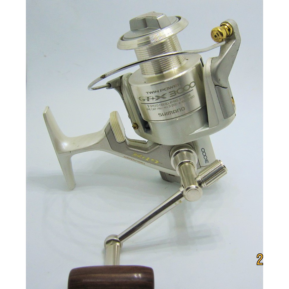 Shimano Twinpower 3000 Fishing Reel. W/ Spare Spool. Made in Japan. 