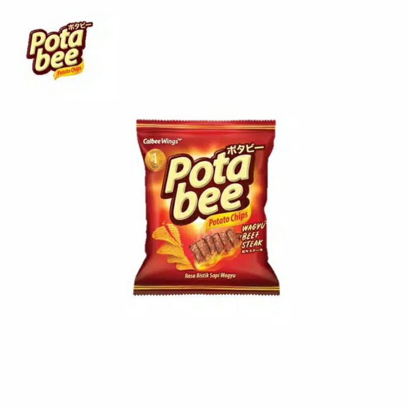 Jual POTABEE POTA BEE WAGYU BEEF STEAK POTATO CHIPS Rasa Bistik Sapi ...