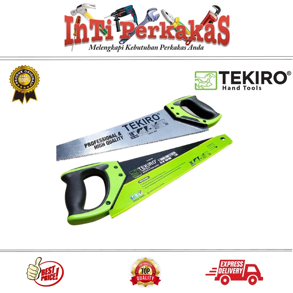 Jual Tekiro Gergaji Kayu Gagang Inch Tpr Mata Shopee Indonesia