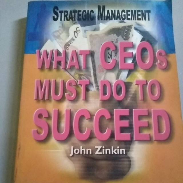 Jual Buku Strategic Management What Ceo Muat Do To Succes Shopee