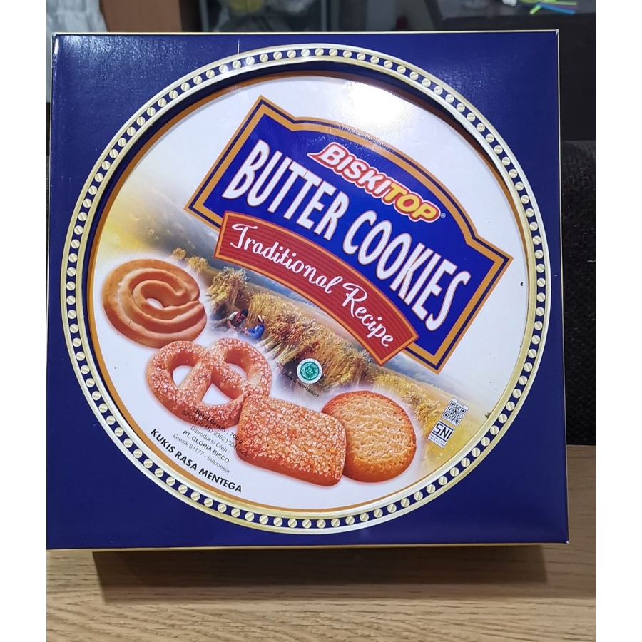 Jual Biskitop Butter Cookies 700gr / Kue Lebaran / Biskuit Kaleng
