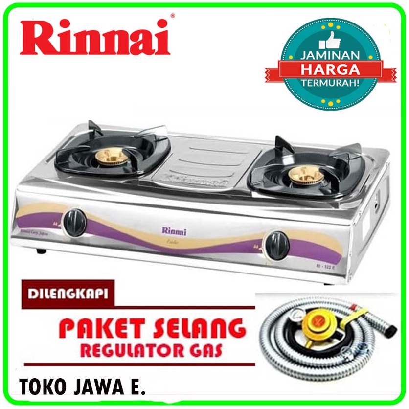 Jual Kompor Gas Rinnai Tungku Ri E Bahan Stenlies Stell Anti Karat