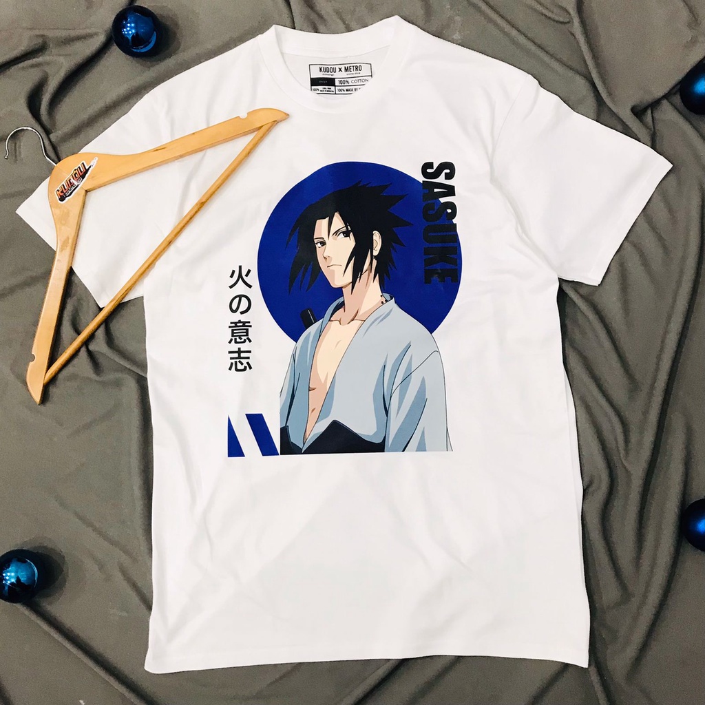 T-shirt Naruto Itachi Uchiha - Anime - Taille S à 5XL - Noir - Gildan 5000 - Neuf