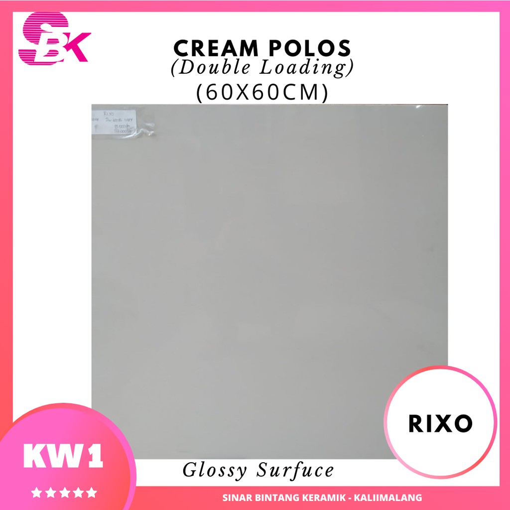 Jual Granit 60x60 Cream Polos Rixo | Shopee Indonesia