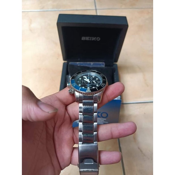 Jual Seiko Solar Chronograph SSC017P1 Shopee Indonesia
