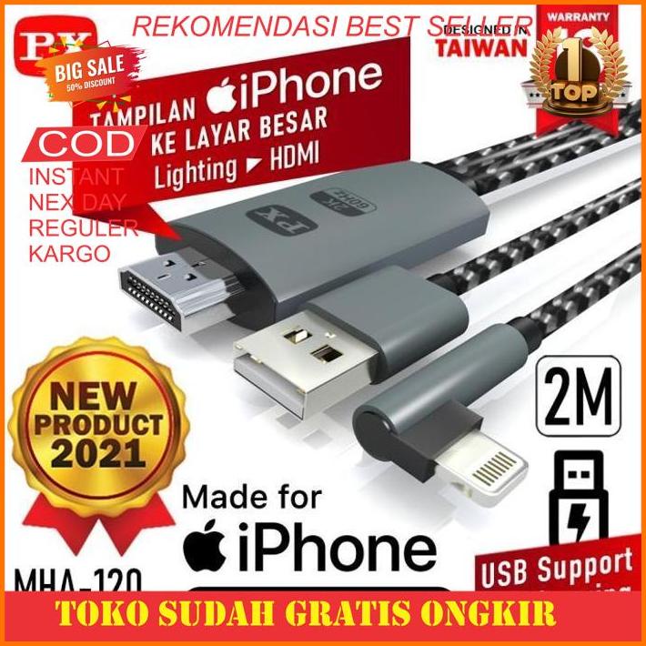 Jual Jual Kabel Mhl Lightning Converter Iphone Ipad Ke Hdmi Meter Px