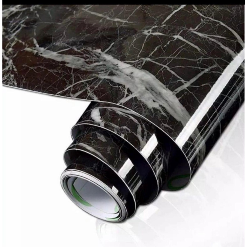 Jual Sticker Motif Marmer Glossy L 122cm x P 50cm Sudah Ada Perekat ...