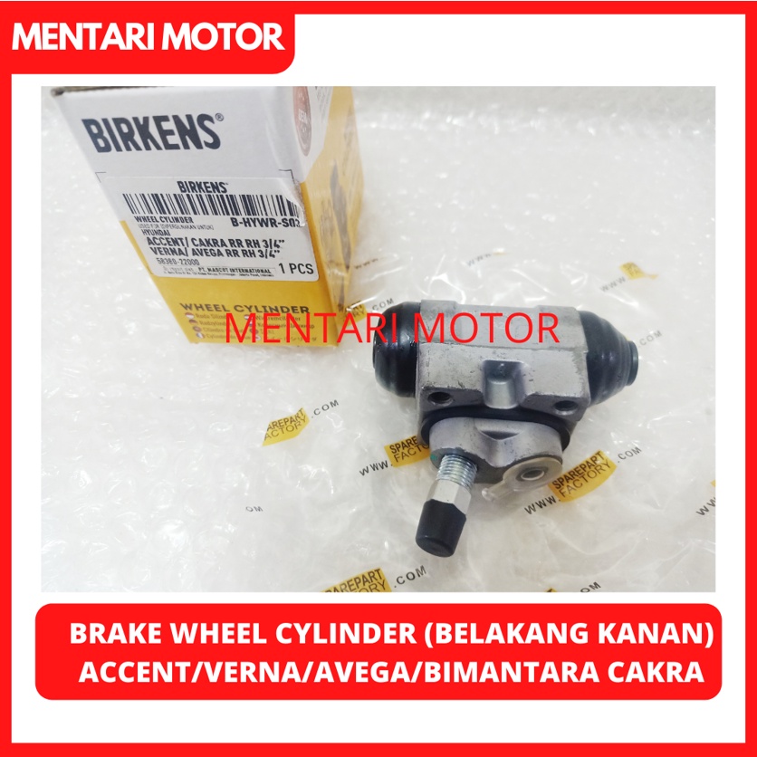 Jual Master Rem Belakang Hyundai Accent Avega Verna Bimantara Cakra KANAN Brake Wheel Cylinder