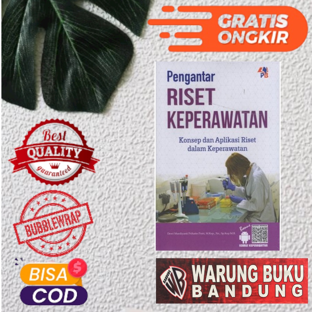 Jual BUKU PENGANTAR RISET KEPERAWATAN : KONSEP DAN APLIKASI RISET DALAM ...