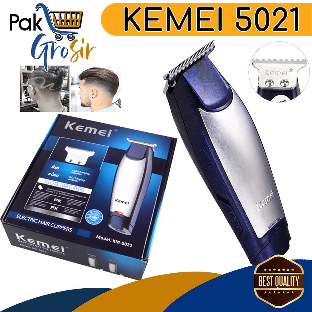 Jual Alat Mesin Cukur Potong Rambut Kemei Km Wireless Hair Clipper