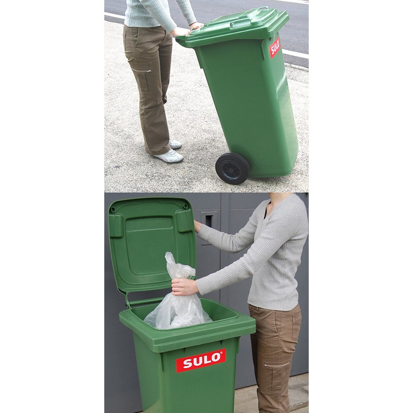 Jual Dustbin SULO MGB 120 Green ( 120 Litre Container ) | Shopee Indonesia