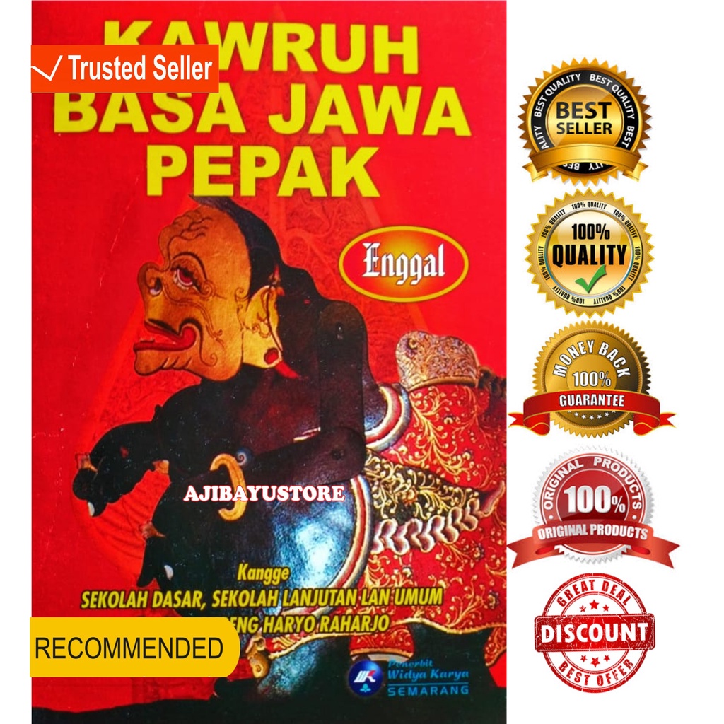 Jual Buku Kawruh Basa Jawa Pepak Enggal Pepak Basa Jawa Sugeng Haryo Raharjo Widya Karya 