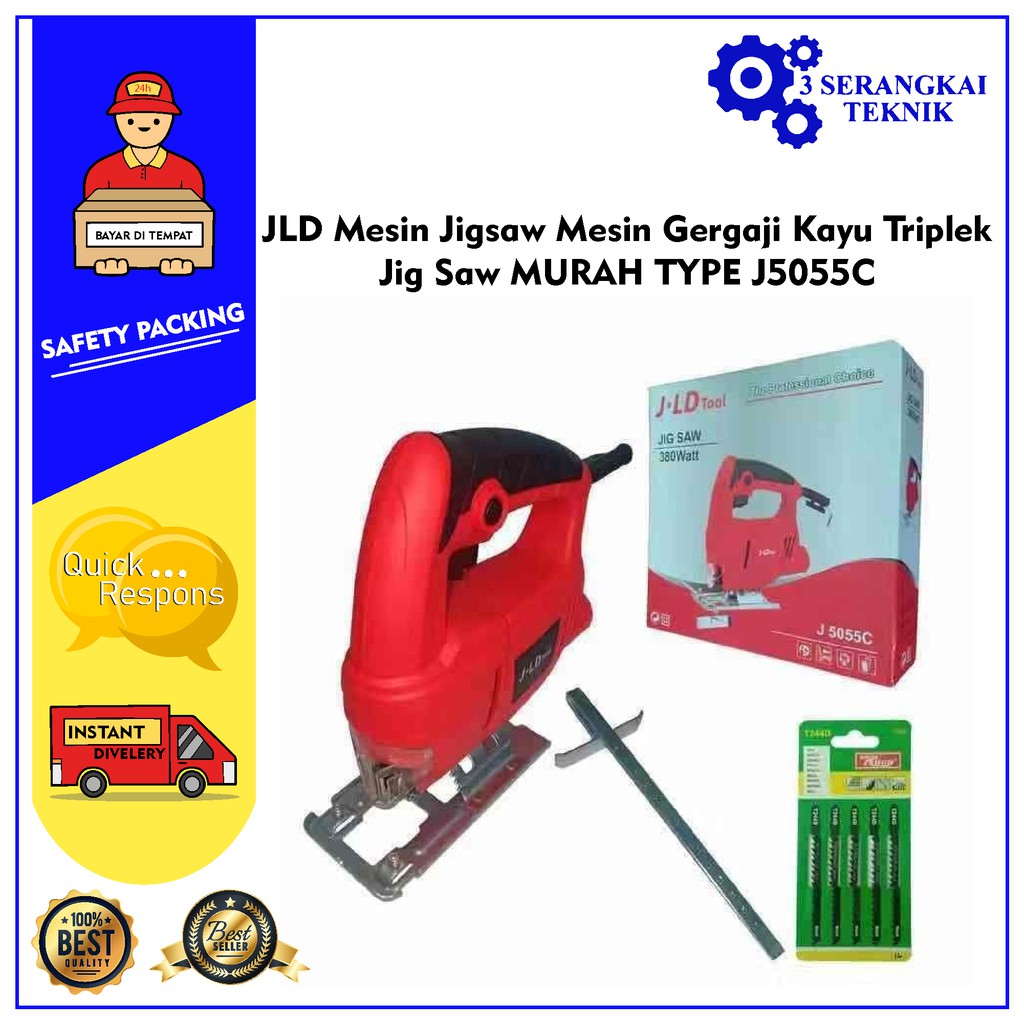 Jual Jld Mesin Jigsaw Mesin Gergaji Kayu Triplek Jig Saw Murah Type J C Shopee Indonesia