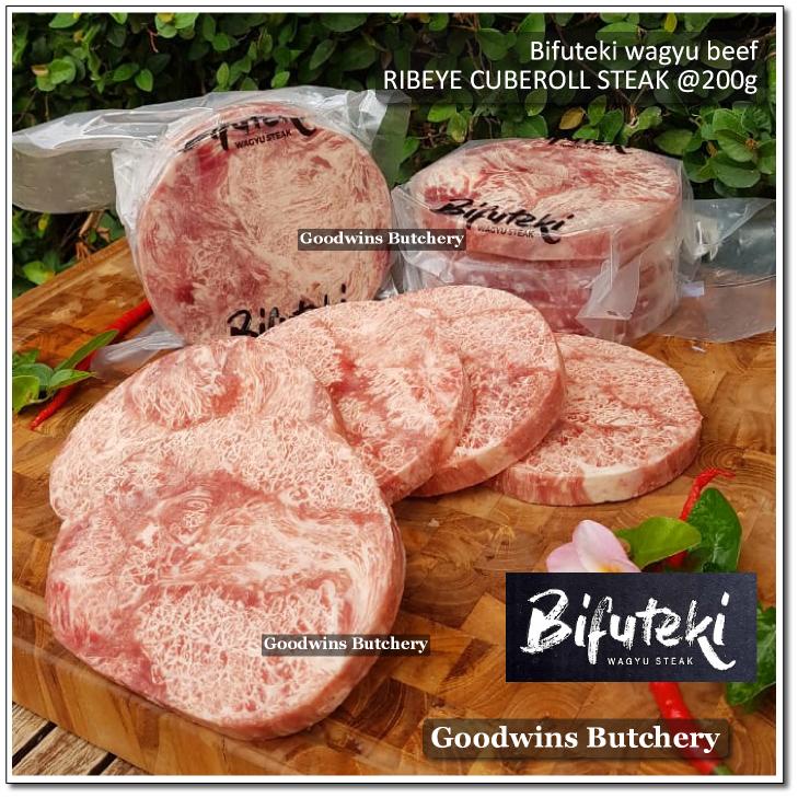 Jual Kg Pcs Bifuteki Meltique Wagyu Beef Steak Cuberoll Scotch Fillet Ribeye Shopee