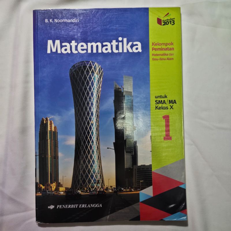 Jual Buku Matematika Minat Kelas 10 | Erlangga, B K Noormandiri ...