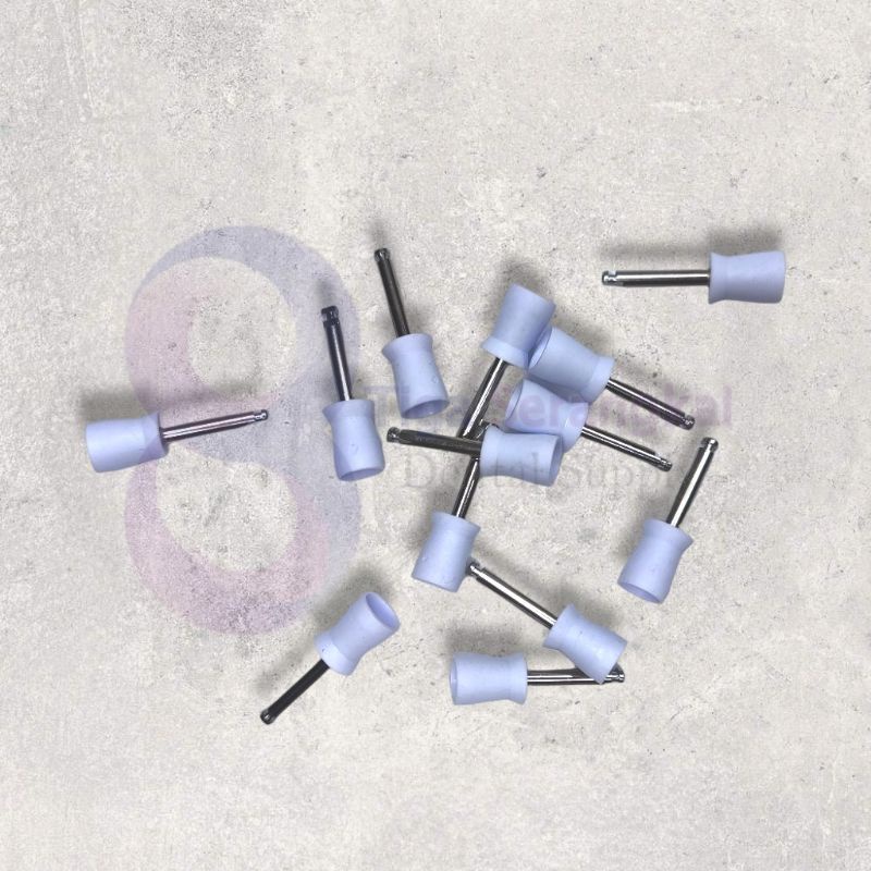 Jual Dental Prophylaxis Rubber Polishing Cup / Bur Prophy Poles Gigi Karet Shopee Indonesia