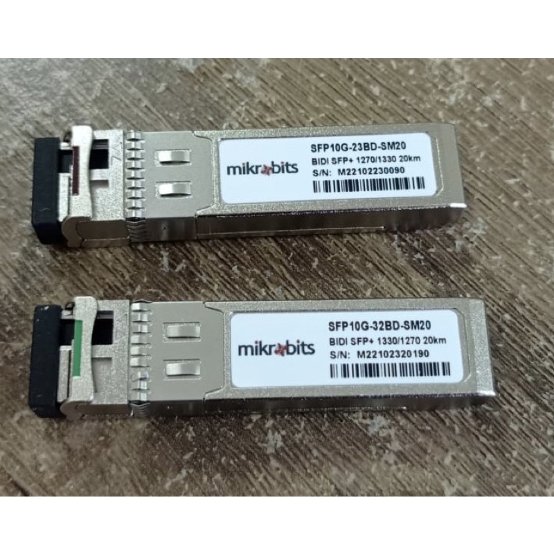 Jual Mikrobits SFP Transceiver SFP-10G-BD-SM-20KM | Shopee Indonesia