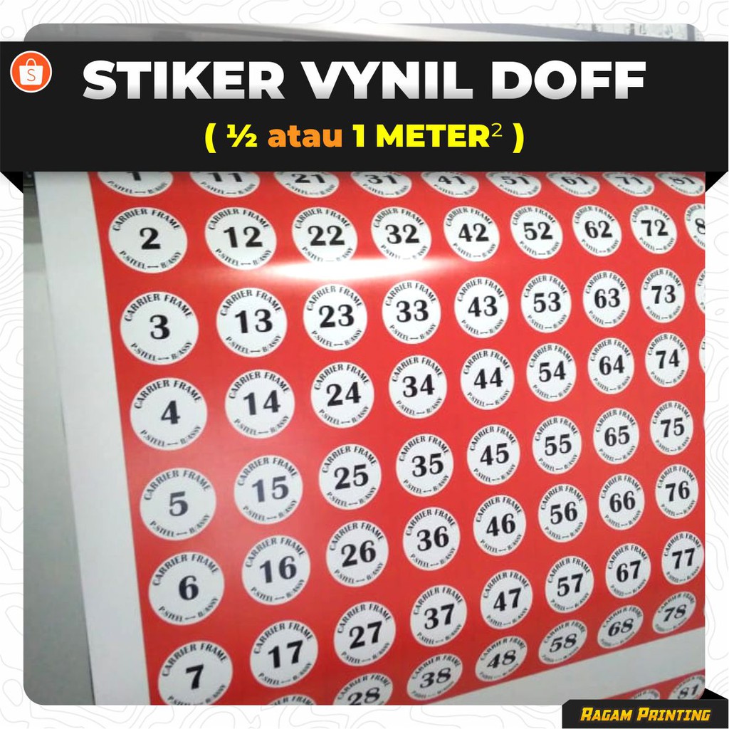 Jual STIKER VYNIL DOFF DOFT / STIKER METERAN RITRAMA / STIKER LOGO ...