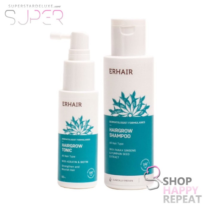 Jual Erha Hair Promo Duo Hair Grow Shampoo + Tonic (save 20) Shopee Indonesia