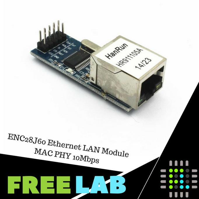 Jual ORIGINAL - ENC28J60 Ethernet Network Module 5V 3.3V untuk Arduino ...