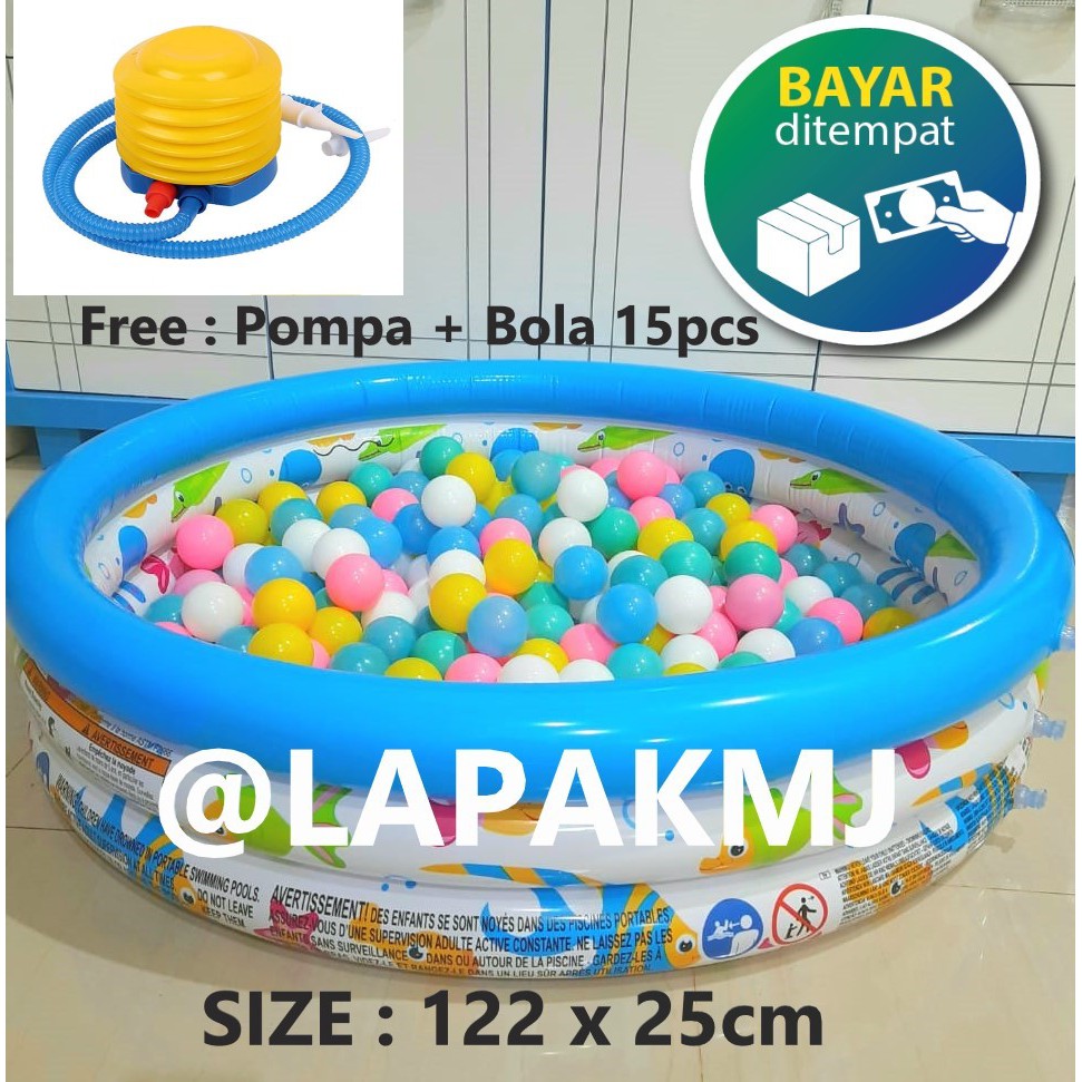 Jual KOLAM RENANG ANAK BESTWAY 51009 PLUS BOLA Mandi Bola Pastel 15pcs ...