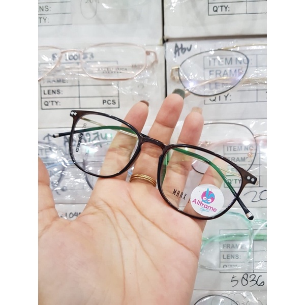Jual kacamata petak V3025 frame simple polos lensa anti radiasi ...