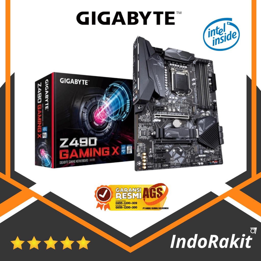 Jual Gigabyte Motherboard Z490 Gaming X ATX LGA1200 4 x DDR4 Shopee