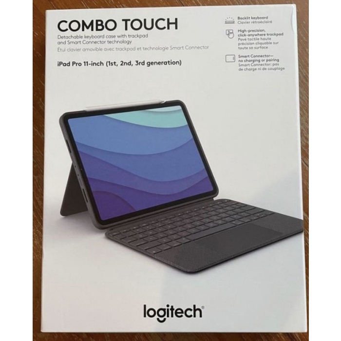 Jual iPad Pro 11 inch 2018 / 2020 / 2021 Logitech Combo Touch Keyboard