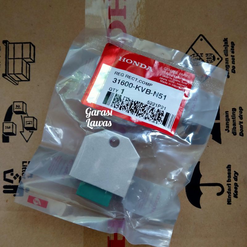 Jual 31600-KVB-N51 Regulator kiprok ori AHM Honda Vario rectifier comp