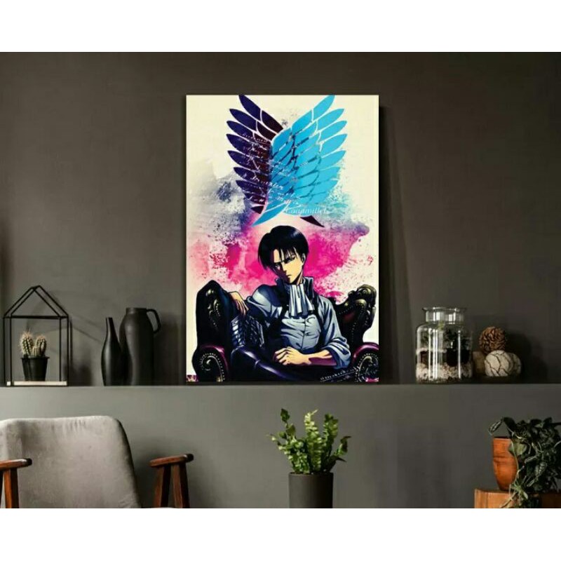 Jual Poster Dinding Anime AOT/Hiasan Dinding Rumah Anime Attack on
