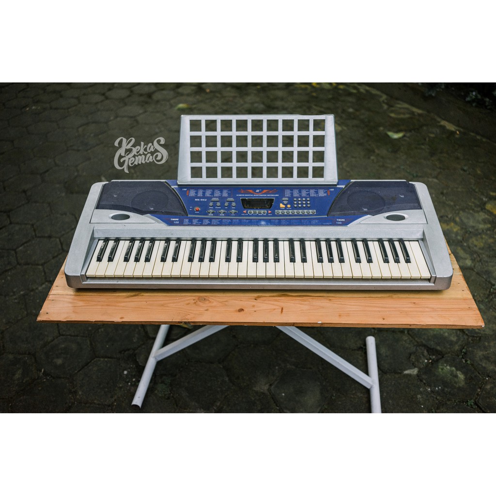 Jual Piano Keyboard Elektrik Organ MK-962 Timbre 100 Original | Shopee ...