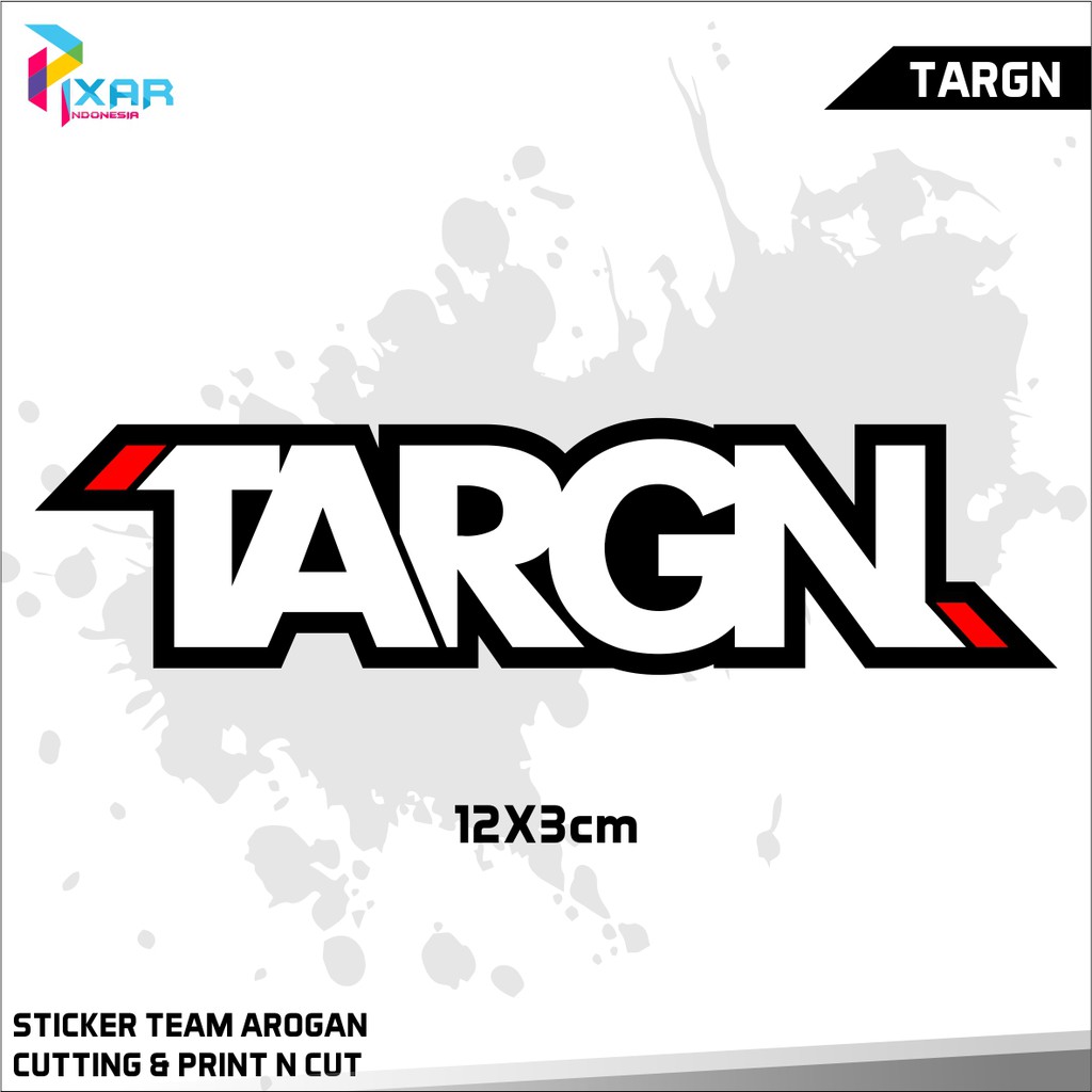 Jual STIKER HELM MOTOR STICKER TEAM AROGAN LEM KUAT ANTI AIR DAN ANTI ...