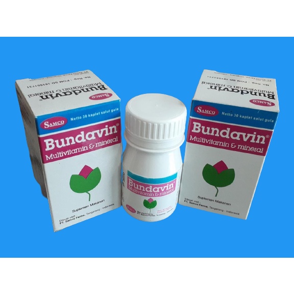 Jual Bundavin Tablet Per Box dan Kaleng Multivitamin Untuk Ibu Hamil ...