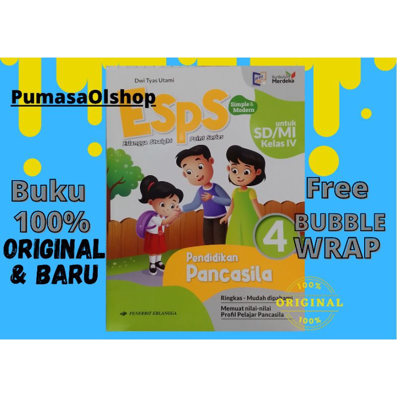 Jual ESPS PENDIDIKAN PANCASILA UNTUK SD/MI KELAS 4 KURIKULUM MERDEKA ...